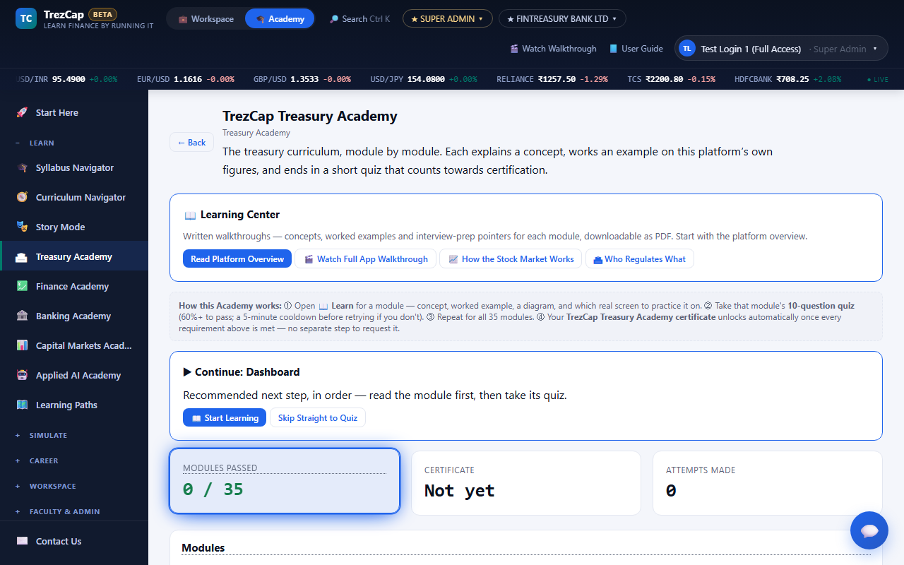 An academy module
